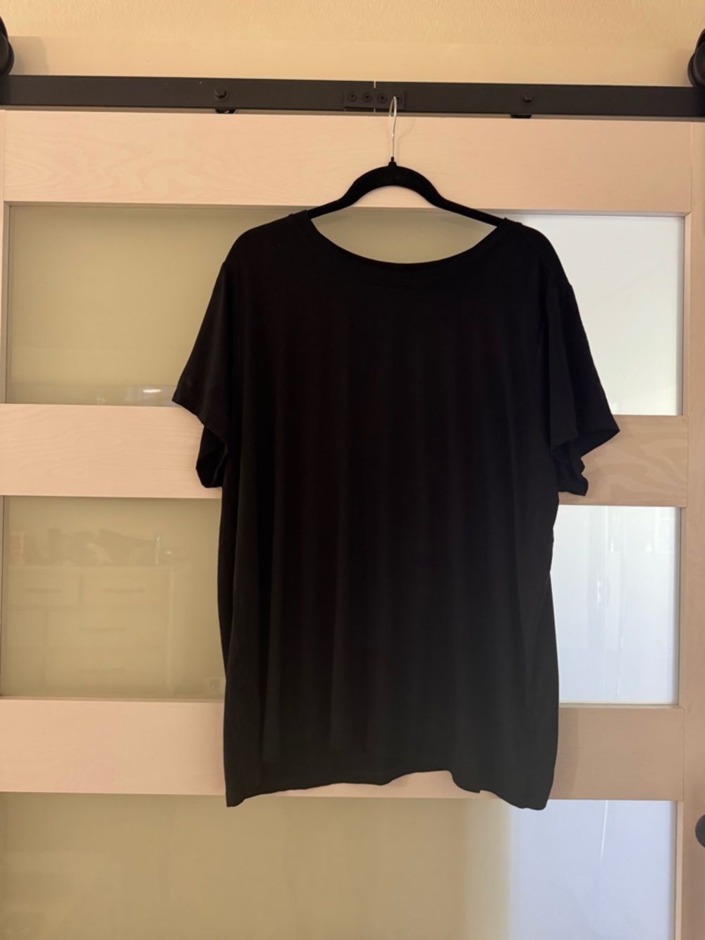 torrid Black Relaxed Short-Sleeve Crew Tee